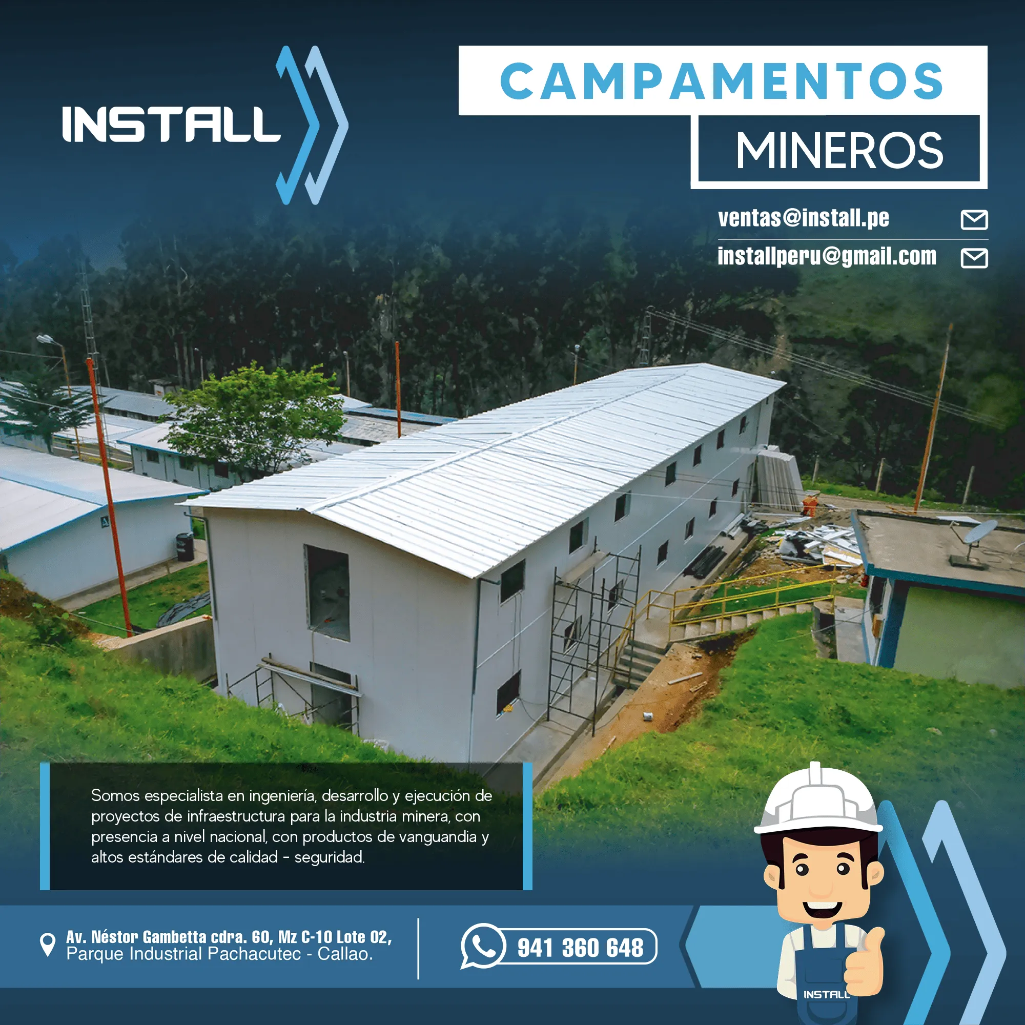 Normas y leyes para construir campamentos mineros en Perú ¿Cuánto cuesta un campamento minero en Perú? ¿Cómo contratar el servicio de construcción de campamento minero en Perú? ¿Cómo construir un campamento minero en Perú?